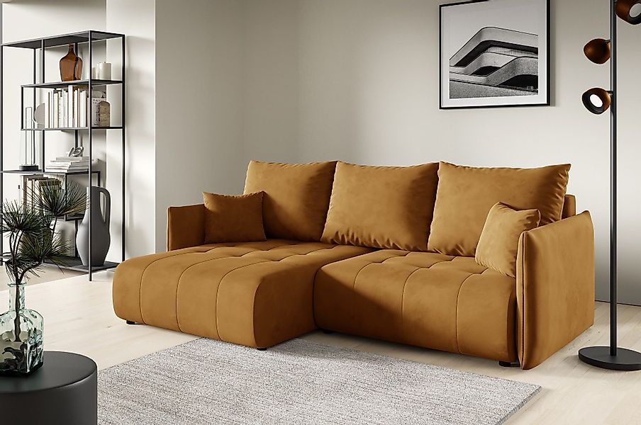 Fun Möbel Ecksofa Schlafsofa Sofa CANIO günstig online kaufen