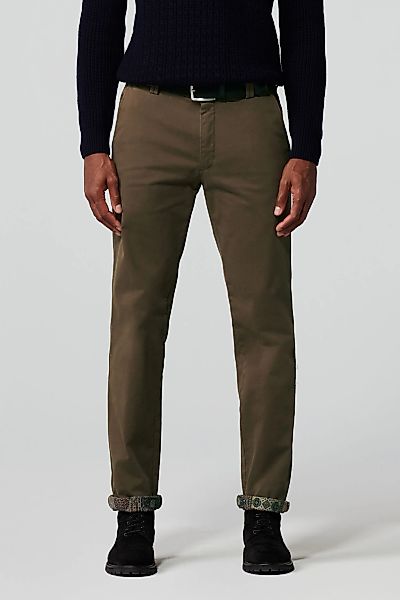 MEYER Chinos "Bonn", mit Ziersteppung und Knopf günstig online kaufen
