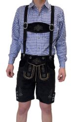 Dretaild Trachtenlederhose Herren Lederhose Tracht Kurz günstig online kaufen