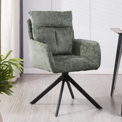 HOME DELUXE Esszimmerstuhl mit Armlehne ALUNA günstig online kaufen