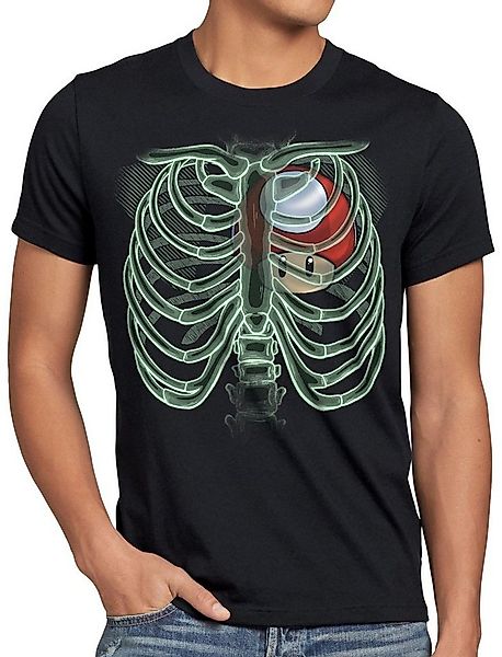 style3 T-Shirt X-Ray Toad mario videospiel super world nintendo switch günstig online kaufen