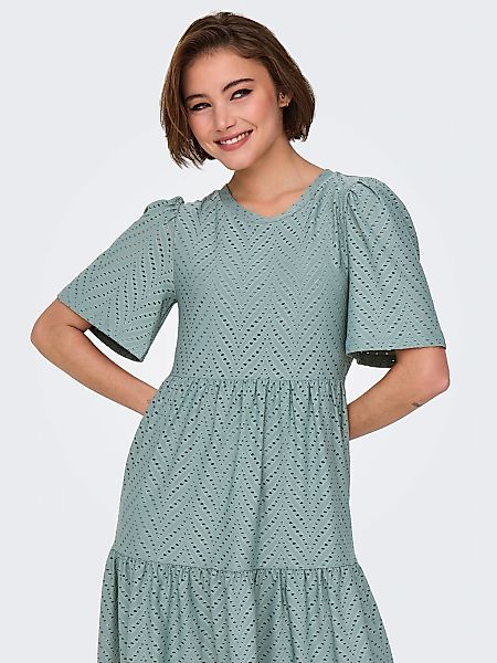 JDY Minikleid JDYCARLA CATHINKA S/S DRESS JRS NOOS Kunstfaser, regular fit günstig online kaufen