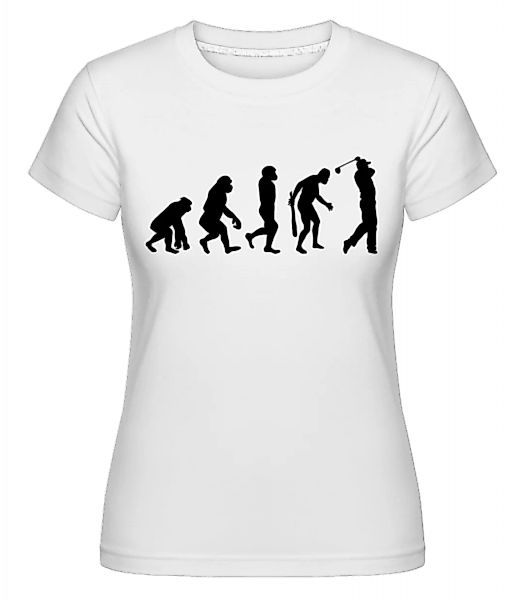 Evolution des Golfes · Shirtinator Frauen T-Shirt günstig online kaufen