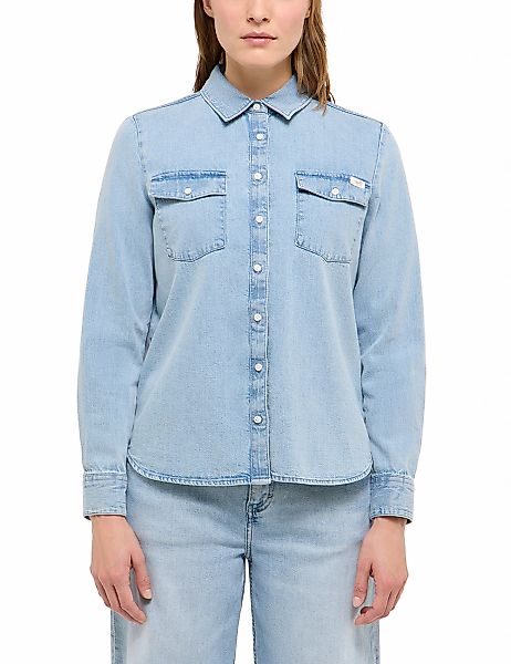 MUSTANG Hemdbluse "Damen Style Sedana Basic Shirt" günstig online kaufen
