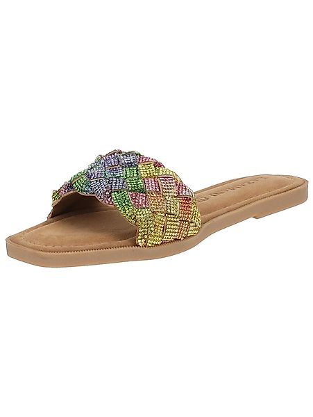 Lazamani Pantoletten Leder/Textil Pantolette günstig online kaufen