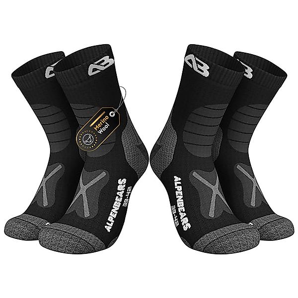 Alpen Bears Wandersocken 2er-Set Socken braun Gr. L (2-Paar) Funktionssocke günstig online kaufen