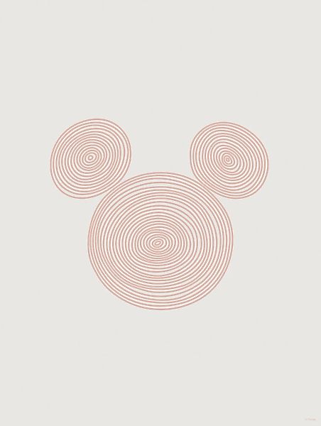 Komar Bild "Pink Curls" Natur 1 Stk. tlg. Wandbild zur Dekoration im Kinder günstig online kaufen