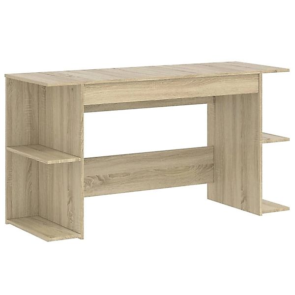 vidaXL Schreibtisch Sonoma-Eiche 140x50x75 cm Holzwerkstoff 840550 günstig online kaufen