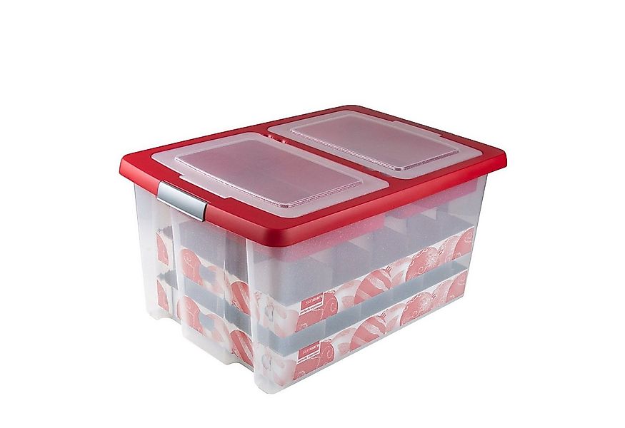 Sunware Aufbewahrungsbox Weihnachtskugelbox mit Trays für 40 Kugeln Aufbewa günstig online kaufen
