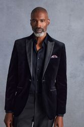 Next Sakko Signature Samt-Blazer aus italienischem günstig online kaufen