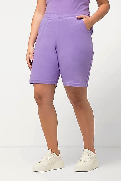 Ulla Popken Bermudas Jerseyshorts Taschen Elastikbund günstig online kaufen
