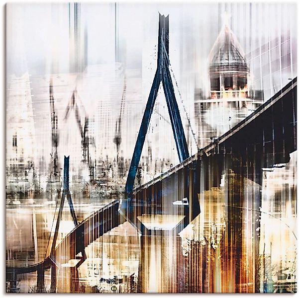 Artland Wandbild "Hamburg Skyline Collage III", Deutschland, (1 St.) günstig online kaufen