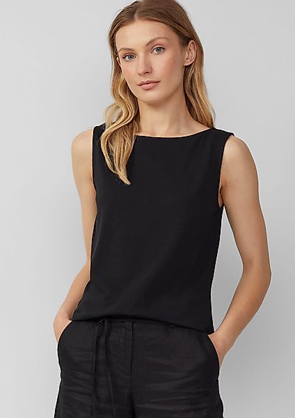 s.Oliver Shirttop Top aus Baumwollmix mit günstig online kaufen