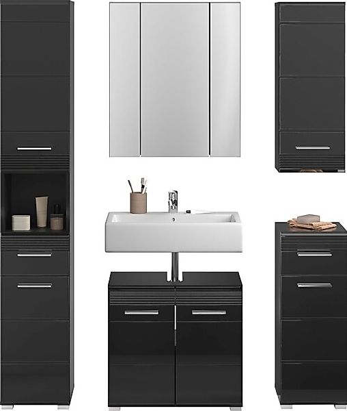 INOSIGN Badmöbel-Set »Malmö, 5 teilig, bestehend aus:«, (Set, 5 St.), Badmö günstig online kaufen