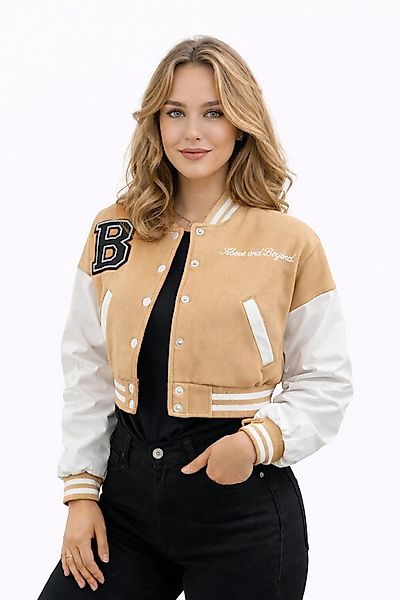 Worldclassca Collegejacke Worldclassca Damen Crop Collegejacke Übergangsjac günstig online kaufen