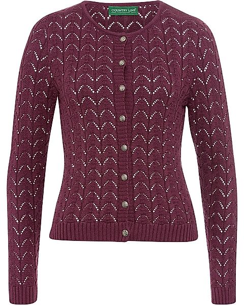 Country Line Trachtenjacke Ajour-Strickjacke günstig online kaufen