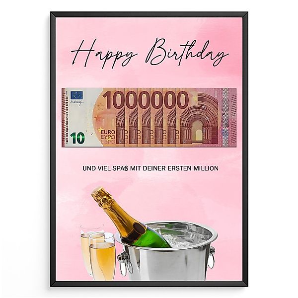 Tigerlino Poster Geldgeschenk Geburtstag Männer Frauen günstig online kaufen