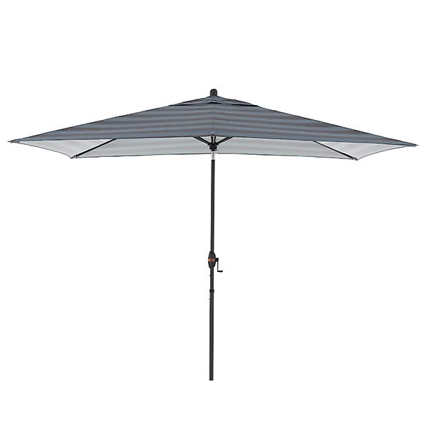 Doppler Marktschirm MyZone 200 cm x 300 cm Blau-Grau mit Knickfunktion günstig online kaufen