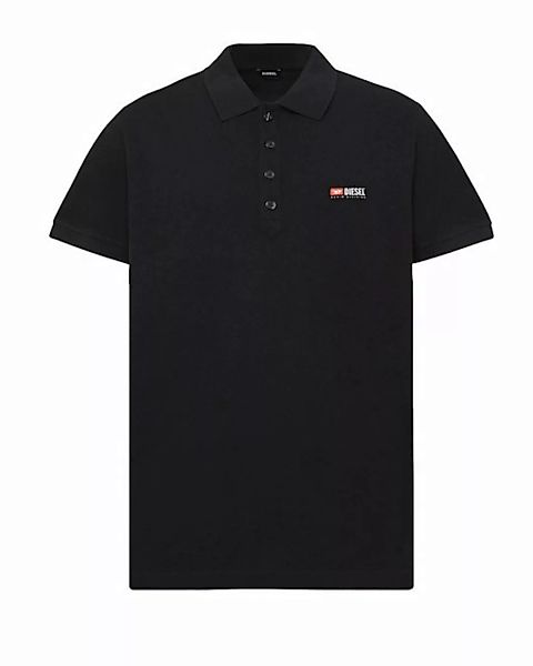 Diesel Poloshirt Kurzarm Logo Shirt - T-WEET-DIV Schwarz günstig online kaufen