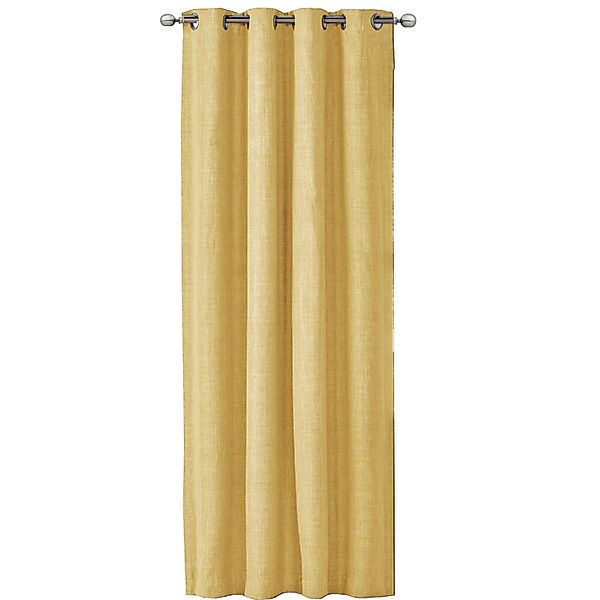 JEMIDI Gardine Vorhang blickdicht, 140x245cm, Ösen, günstig online kaufen
