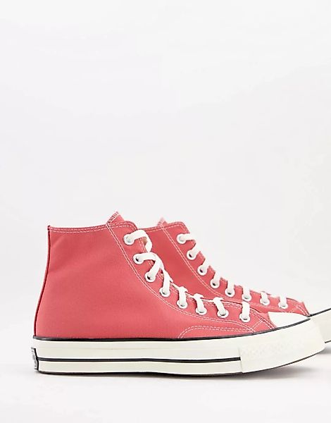 Converse – Chuck 70 Hi – Sneaker in Terracotta-Rosa günstig online kaufen