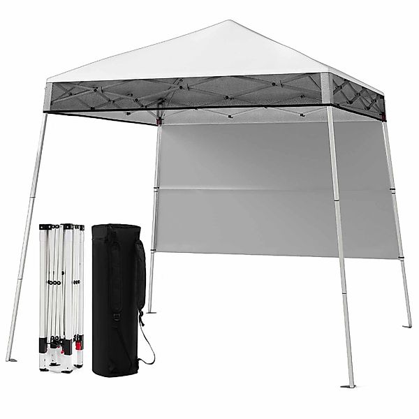 COSTWAY Faltpavillon, mit 1 Seitenteilen, 182x182 günstig online kaufen