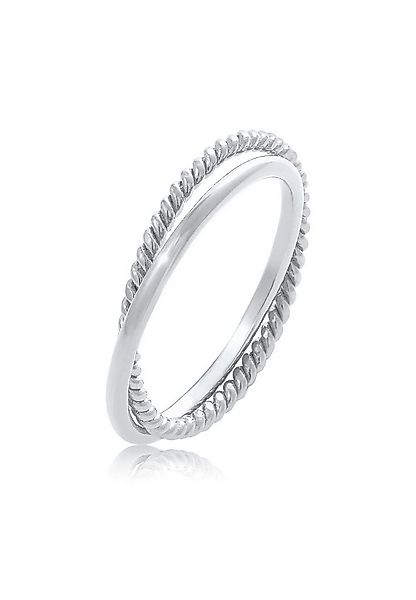Elli Fingerring Wickelring Klassik Fein Gedreht 925 Silber günstig online kaufen