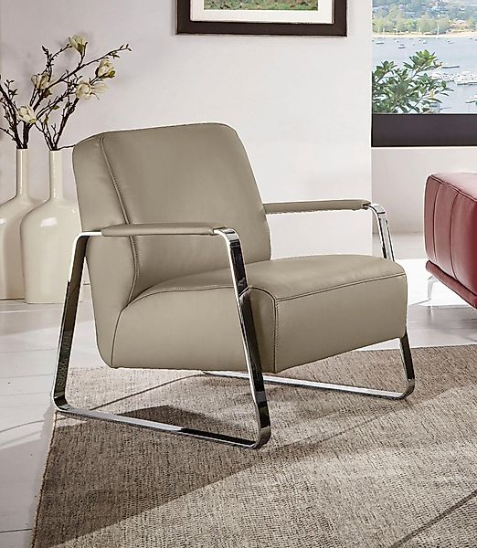 W.SCHILLIG Cocktailsessel »quadroo Designsessel, Loungesessel«, mit bezogen günstig online kaufen