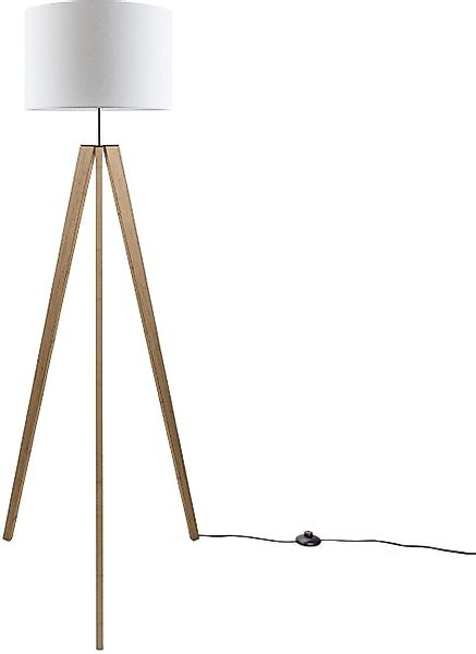 Paco Home Stehlampe Canvas uni Color, günstig online kaufen