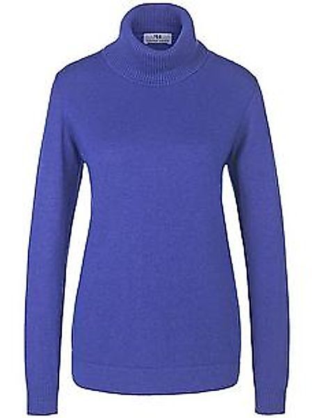 Rollkragen-Pullover Modell Tamara Peter Hahn Seide/Kaschmir lila günstig online kaufen