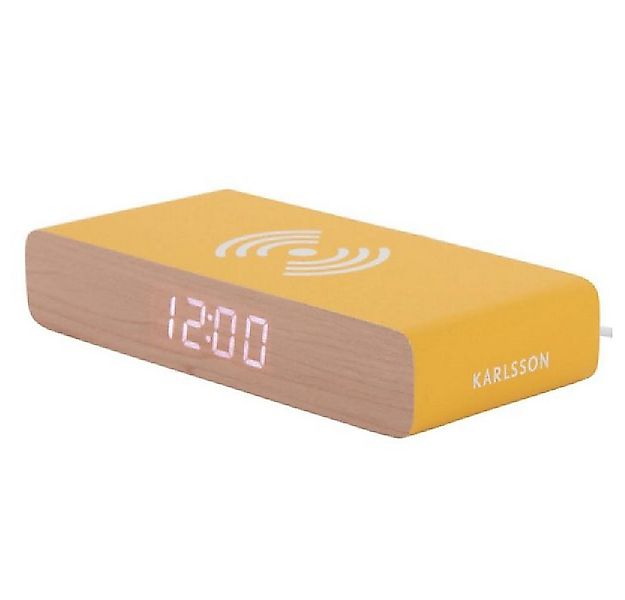 Karlsson Uhr Wecker Alarm Clock Retro Flat LED mit Lademöglichkeit für Hand günstig online kaufen