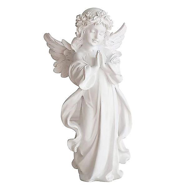 Jumpeak Engelfigur Dekorative Figuren, Weißer Engel günstig online kaufen