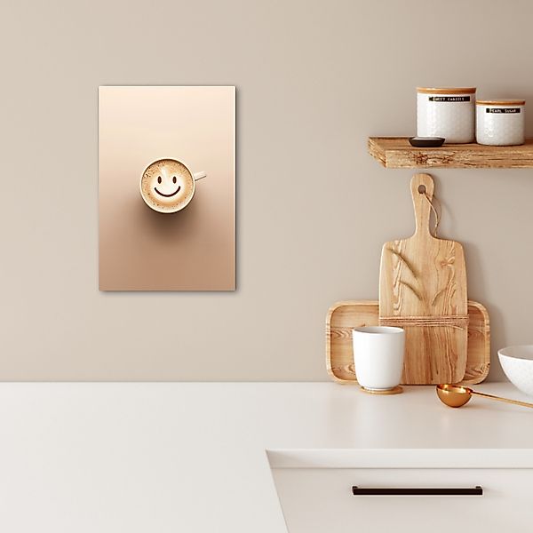 OneMillionCanvasses® Leinwandbild Kaffee - Milchschaum - günstig online kaufen