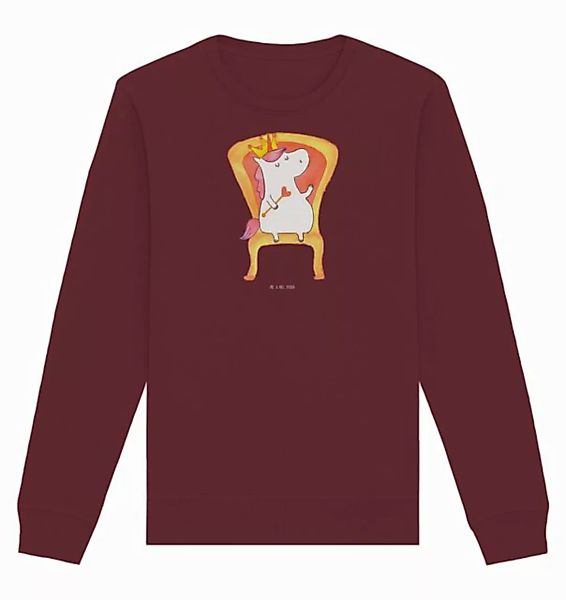 Mr. & Mrs. Panda Longpullover Größe XL Einhorn Prinzessin - Burgundy - Gesc günstig online kaufen