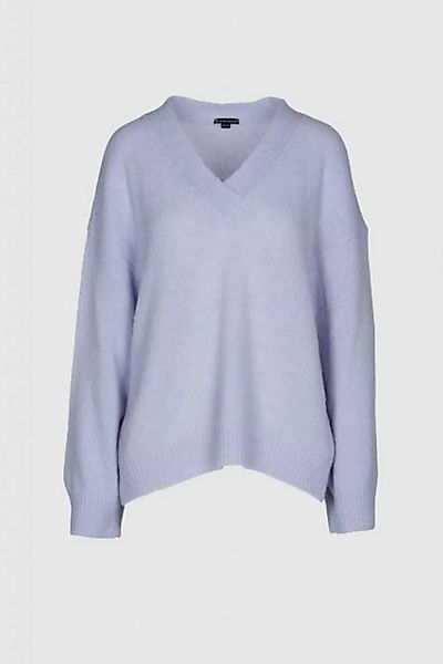 Boscana V-Ausschnitt-Pullover Pullover aus Merinowolle in Lila günstig online kaufen
