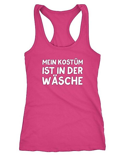 MoonWorks Tanktop Damen Tanktop Mein Kostüm ist in der Wäsche Spruch Faschi günstig online kaufen