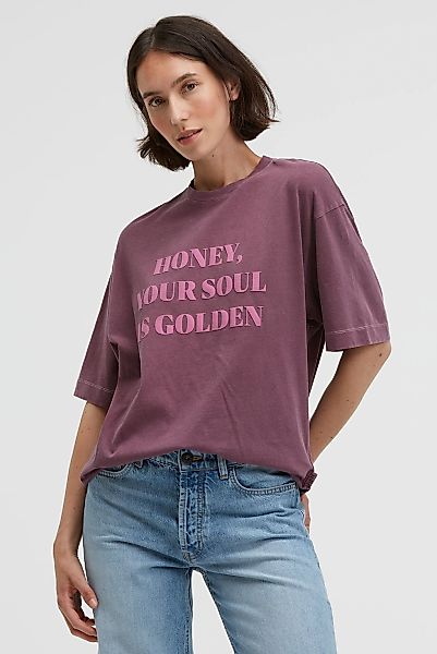 SENSES.THE LABEL Rundhalsshirt aus Baumwolle günstig online kaufen