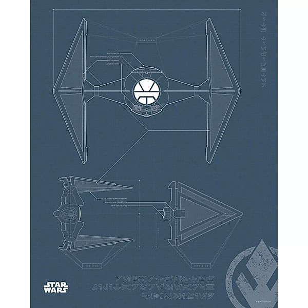 Komar Wandbild Star Wars Fighter 40 x 50 cm günstig online kaufen