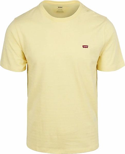 Levi's T-shirt Original Dobby Yellow - Größe M günstig online kaufen