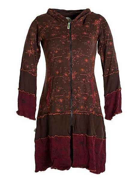 Vishes Kurzmantel Elfenmantel Cardigan Blumendruck Zipfelkapuze Goa, Elfen, günstig online kaufen