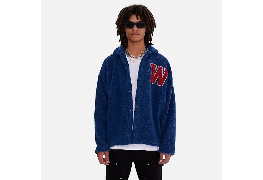 COFI Casuals Winterjacke Oversize Jacke Teddy W Shirt für Herren Teddyfell günstig online kaufen