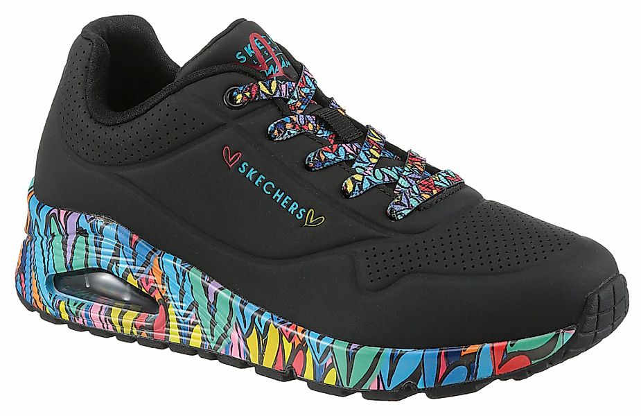 Skechers UNO Sneaker Plateausneaker, Schnürschuh mit Keilabsatz günstig online kaufen