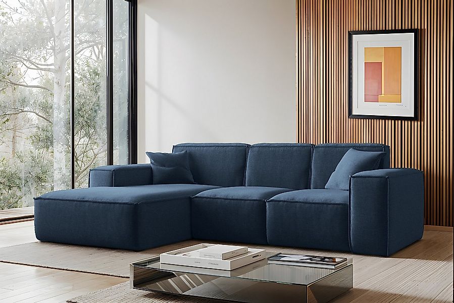 Kaiser Möbel Ecksofa Eckcouch L form, Wohnzimmer Couch SIENA stoff Poso, Sa günstig online kaufen