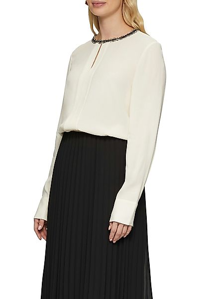 s.Oliver BLACK LABEL Langarmbluse mit dekorativer günstig online kaufen