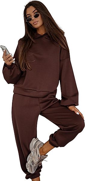 EloModa Jogginganzug Damen Trainingsanzug Oversize Jogginganzug 2-teilig Ho günstig online kaufen