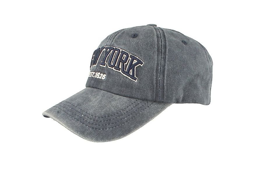 Breiter Baseball Cap Cap aus 100% Baumwolle 'New York' von Hut-Breiter günstig online kaufen