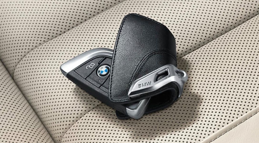 BMW Schlüsselanhänger BMW Schlüsseletui mit Edelstahlspange günstig online kaufen