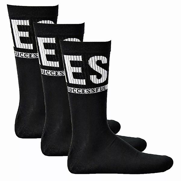 DIESEL Socken Unisex, 3 PAAR, SKM-RAY Threepack Socks, Stretch Rippbündchen günstig online kaufen