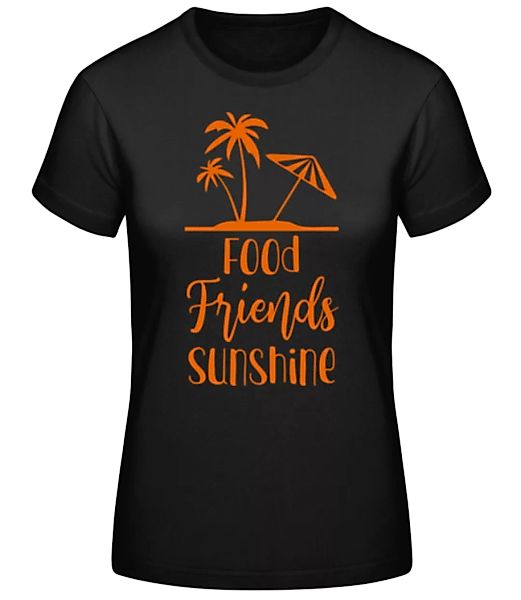 Food Friends Sunshine · Frauen Basic T-Shirt günstig online kaufen