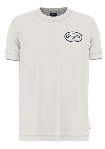 Joop Jeans Rundhalsshirt "Eden" Druck auf Vor- und Rückseite, Etikett seitl günstig online kaufen